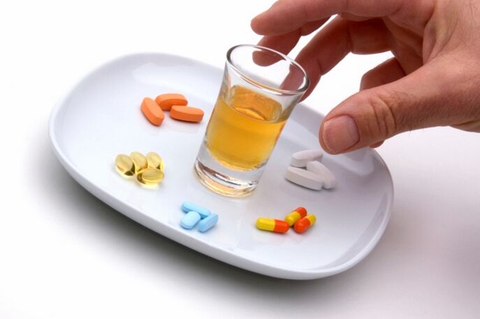 Alkohol an Antibiotike huelen